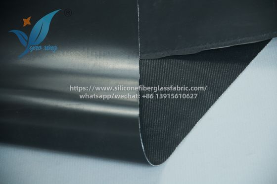 Silikon kaplamalı kara cam lif kumaşları ağır endüstriyel kullanım
