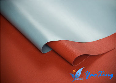 Duman Perdesi ve Yangın Battaniyeleri İçin Kırmızı Silikon Kauçuk Kaplı Fiberglas Kumaş