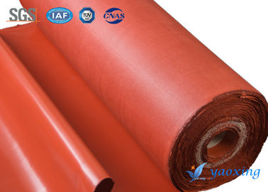 1.2mm Silikon Kaplı Fiberglas Kumaş Yanmaz ve Yaşlanma Direnci