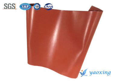 1.5mm Kırmızı Tek Taraflı Silikon Kaplı Fiberglas Kumaş