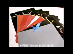 Farklı türlerde silikon kaplı cam elyaf kumaş