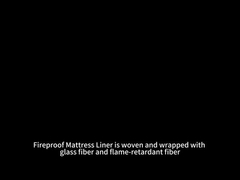 Yataklar için yanma engelleyici germe kumaş Pamuk